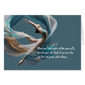 エアー飛んでいるヨガインストラクターピラティスフィットネス (正面横)