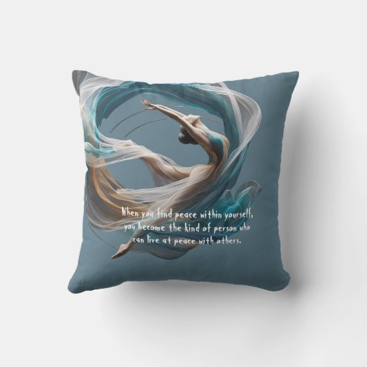 エアー飛んでいるヨガインストラクターピラティスフィットネス クッション (裏面)