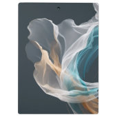 エアー飛んでいるヨガインストラクターピラティスフィットネス クリップボード (裏面)