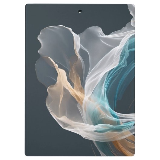 エアー飛んでいるヨガインストラクターピラティスフィットネス クリップボード (裏面)