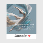 エアー飛んでいるヨガインストラクターピラティスフィットネス シール (シート)