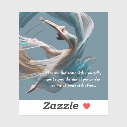 エアー飛んでいるヨガインストラクターピラティスフィットネス シール (シート)