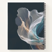 エアー飛んでいるヨガインストラクターピラティスフィットネス ノートブック (裏面)