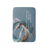 エアー飛んでいるヨガインストラクターピラティスフィットネス バスマット (正面縦)