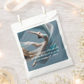 エアー飛んでいるヨガインストラクターピラティスフィットネス フェイバーバッグ (クリップ留めされた状態)