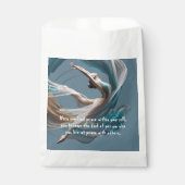 エアー飛んでいるヨガインストラクターピラティスフィットネス フェイバーバッグ (正面)