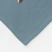 エアー飛んでいるヨガインストラクターピラティスフィットネス フリースブランケット (角)