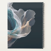 エアー飛んでいるヨガインストラクターピラティスフィットネス プランナー手帳 (裏面)