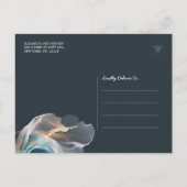 エアー飛んでいるヨガインストラクターピラティスフィットネス ポストカード (裏面)