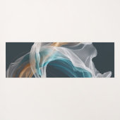 エアー飛んでいるヨガインストラクターピラティスフィットネス ヨガマット (裏面(横))