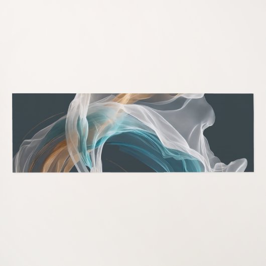 エアー飛んでいるヨガインストラクターピラティスフィットネス ヨガマット (裏面(横))