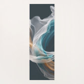 エアー飛んでいるヨガインストラクターピラティスフィットネス ヨガマット (裏面)