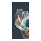 エアー飛んでいるヨガインストラクターピラティスフィットネス ラックカード (裏面)