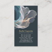 エアー飛んでいるヨガインストラクターピラティスフィットネス ロイヤリティカード (裏面)