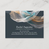 エアー飛んでいるヨガインストラクターピラティスフィットネス 割引カード (裏面)