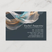 エアー飛んでいるヨガインストラクターピラティスフィットネス 割引カード (裏面)