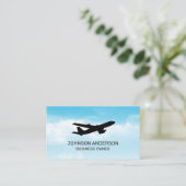 エアー飛行機インザスカイ 名刺 (スタンド正面)