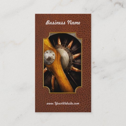 エア支柱を得ました 名刺 (正面)