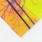 「エア歩く!」 ハイスクー飛んでいるター フリースブランケット (角)