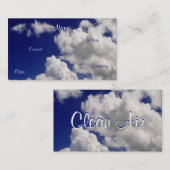 エア空気Filtiration Iをきれいにして下さい 名刺 (正面/裏面)