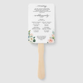 エア赤面結婚式 プログラムファン ハンドファン (裏面)