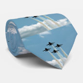 エア・ショーのブルーエンジェル ネクタイ (ロール)