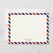 エア メール セーブ ザ デート 発表 セーブザデート (裏面)