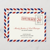 エア メール セーブ ザ デート 発表 セーブザデート (正面/裏面)