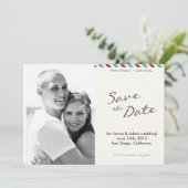 エア メール フォト セーブ ザ デート アナウンスメント（004） セーブザデート (スタンド正面)