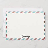 エア メール フォト セーブ ザ デート アナウンスメント（004） セーブザデート (裏面)