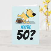 エイおもしろいズウィズ過去誕生日 カード (黄色い花)