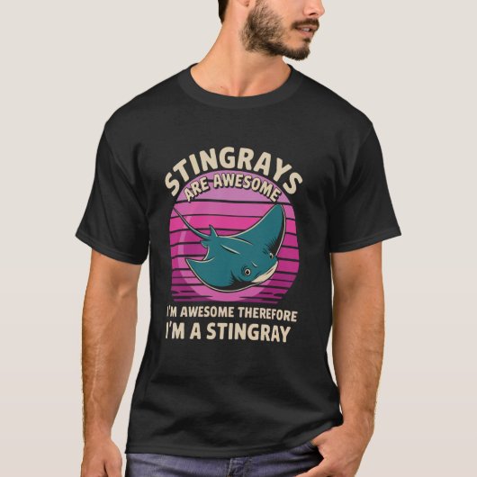 エイは最高だから僕はエイ Tシャツ (正面)