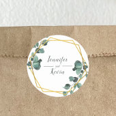 エイエレガントリー・グリーナリー・ユーカリ結婚ス ラウンドシール