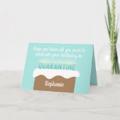 エイカスタムジ誕生日キャンドル|検疫誕生日 カード (正面)