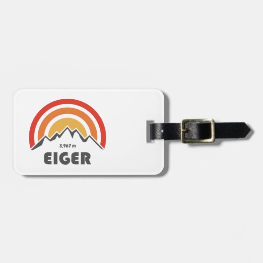 エイガー ラゲッジタグ (正面横)