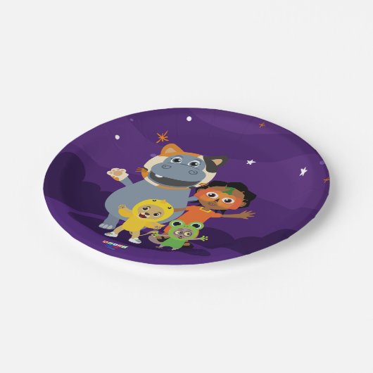 エイキリとフレンズハロウィーン紙プレート ペーパープレート (アングル)