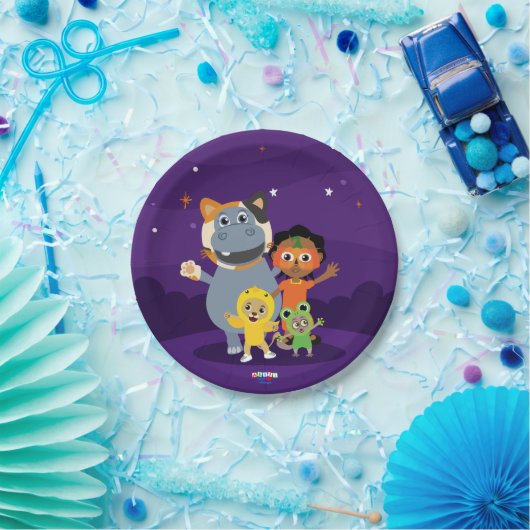 エイキリとフレンズハロウィーン紙プレート ペーパープレート (パーティー)