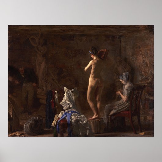 エイキンズ – ウィリアム・ラッシュ・カービング ポスター (正面)