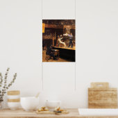 エイキンズ – ラウンド間1899 ポスター (キッチン)