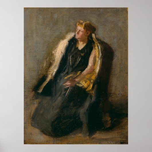 エイキンズ – Mrs. Hubbard 1895 ポスター (正面)