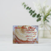 エイコーン・スクワッシュのカップケーキの名刺 名刺 (スタンド正面)