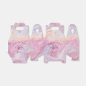 エイジおもしろいピンク金ゴールドグリッターアゲイト フェイバーボックス (折り畳みなし)