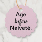 エイジウィーンナイヴェートフォイルメッセージカード フェイバータグ (裏面)