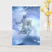 エイジオブアクエリアス〔占星術の〕十二宮図 カード (黄色い花)