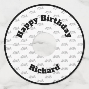 エイジタイカスタムル模様-白黒 ワイングラスタグ