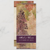 エイジドグレープブドウ畑結婚式 プログラム (正面/裏面)