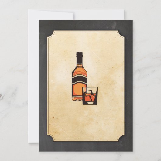 エイジドツーパーフェクト誕生日応援ウィスキー招待状 招待状 (裏面)