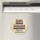 エイジドトゥパーフェクトワインラバーハッピーバースデー マグネット (インサイチュ (食洗機))