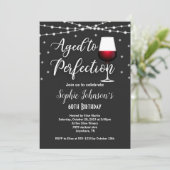 エイジドトゥパーフェンスワイン誕生日招待状 招待状 (スタンド正面)