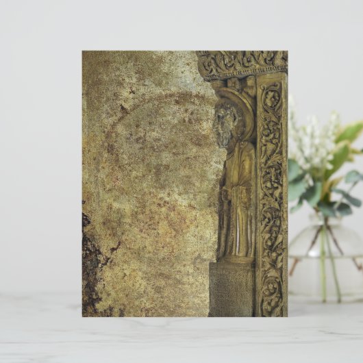 エイジドパーチメント効果アンティーク中世スタイル (スタンド正面)